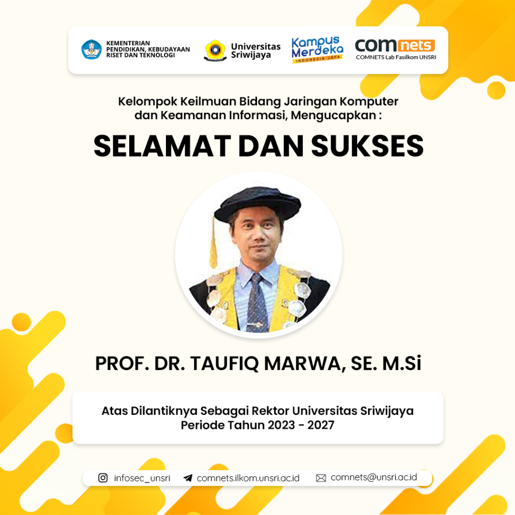 Selamat Dan Sukses – Atas Dilantiknya Sebagai Rektor Universitas ...