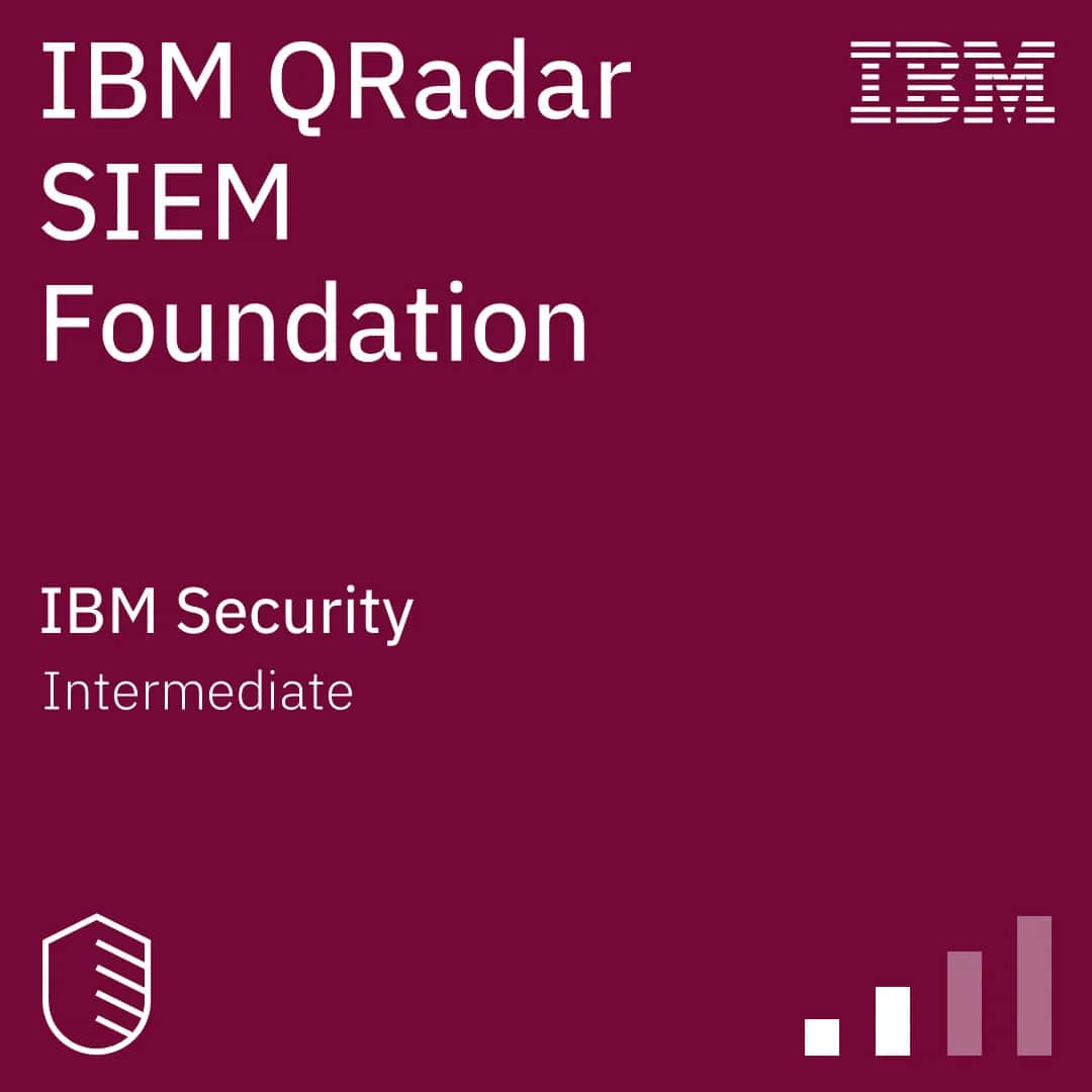 IBM QRadar SIEM Foundation