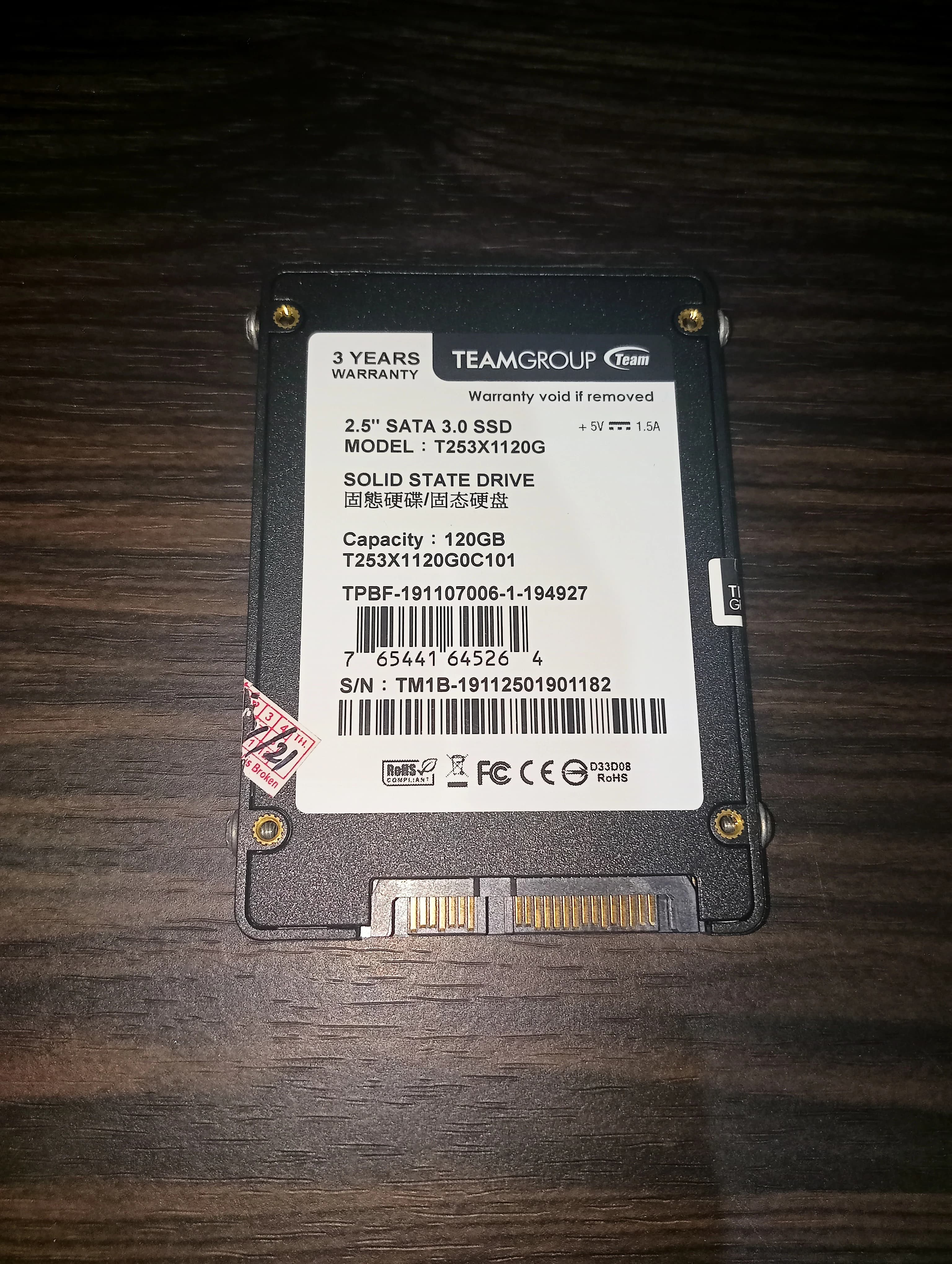 TeamGroup GX1 2.5" Solid State Drive (SSD)