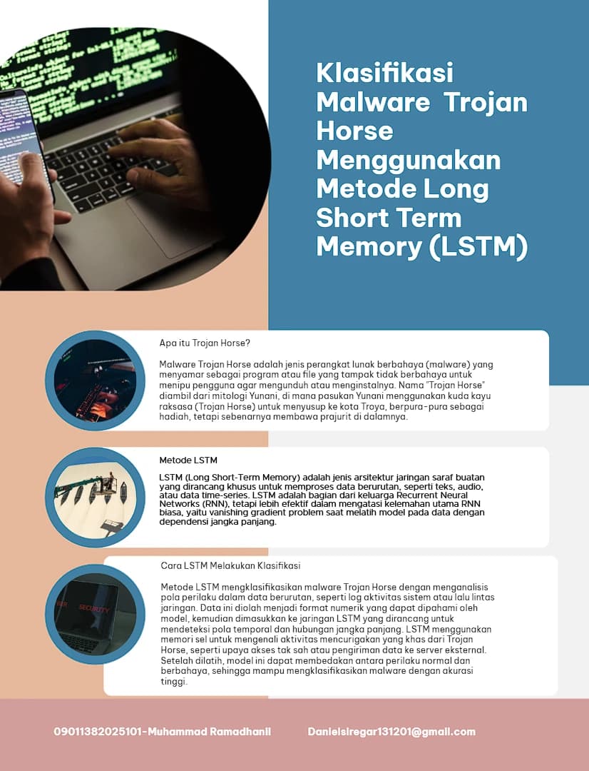 Klasifikasi Malware Trojan Horse Menggunakan Metode Long Short Term Memory (LSTM)