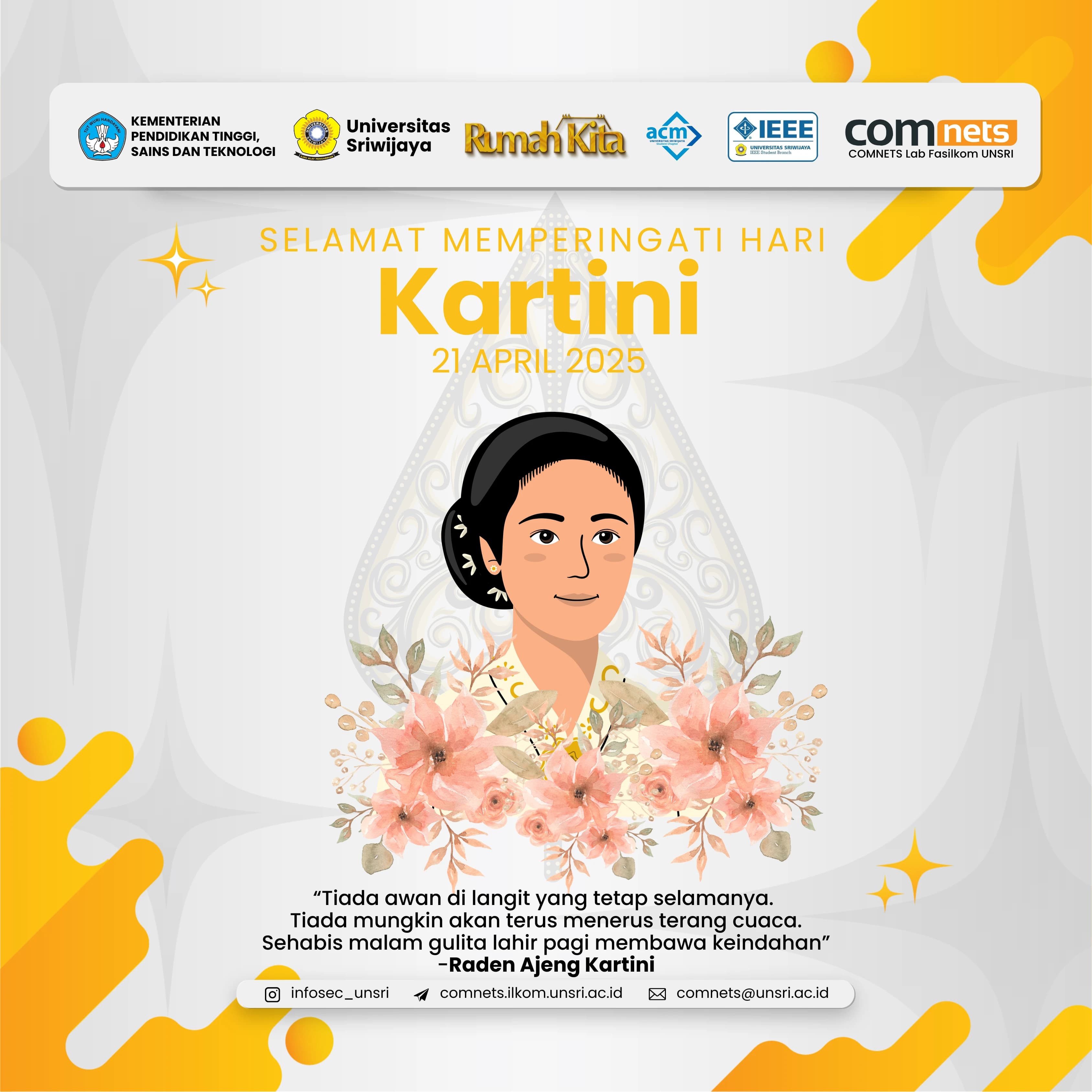 After Darkness Comes Innovation: Interpreting Kartini's Spirit with Female Researchers COMNETS RG