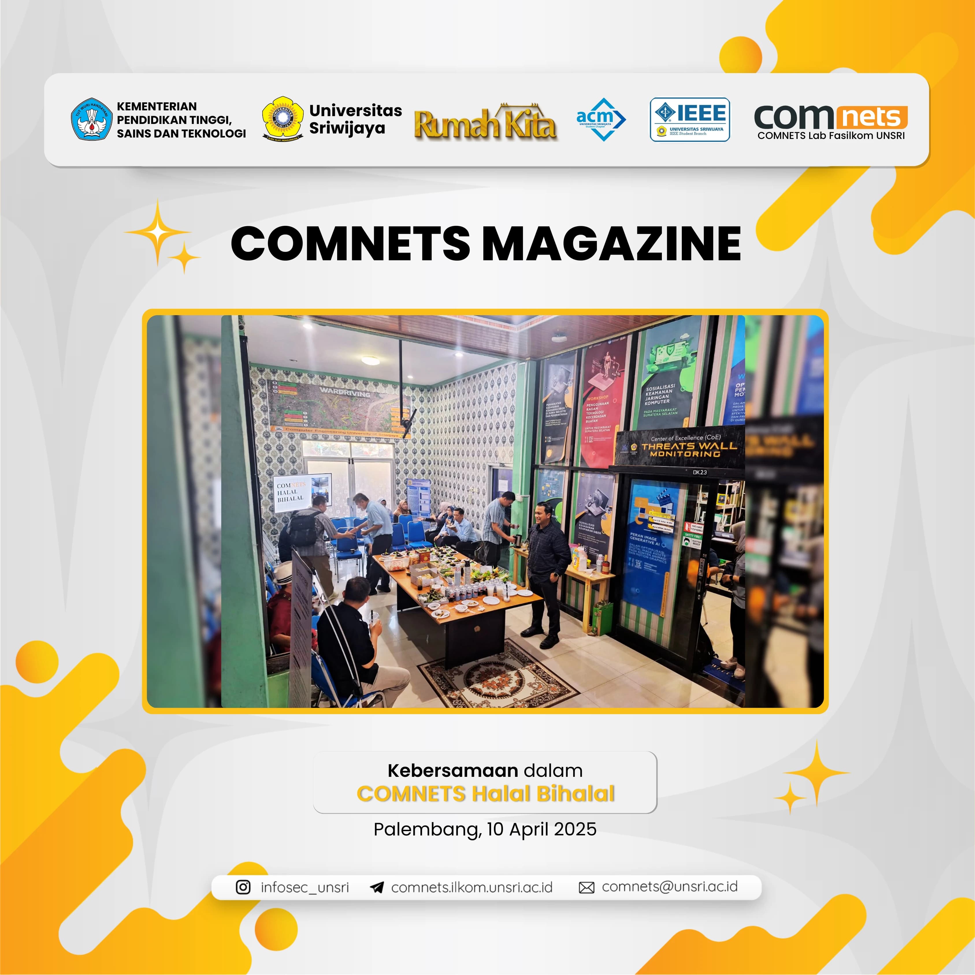 Pererat Silaturahmi dan Sinergi Inovasi, Keluarga Besar COMNETS RG Gelar Halal Bihalal Idul Fitri 1446 H