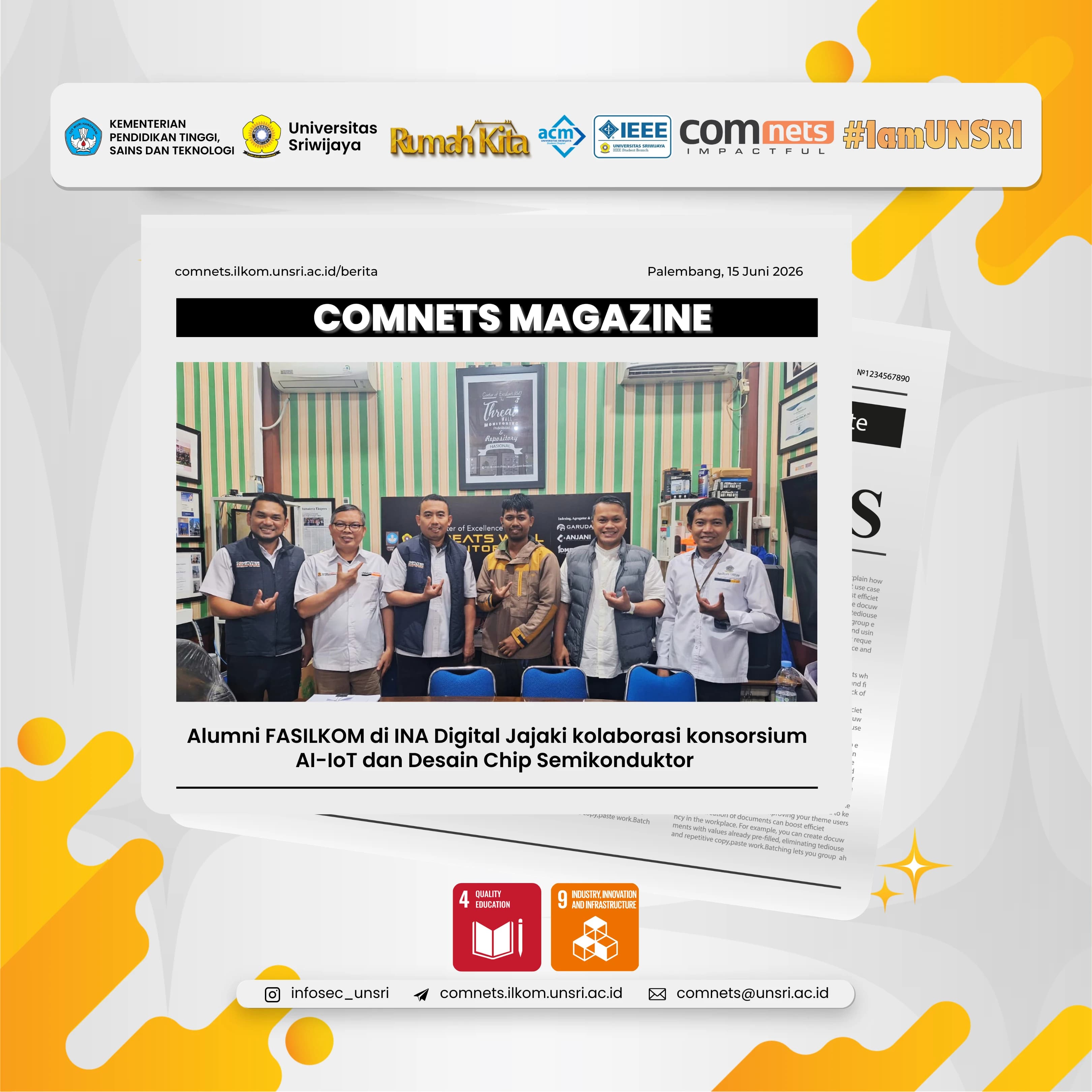 FASILKOM Alumni at INA Digital Explore Collaboration on an AI-IoT Consortium and Semiconductor Chip Design 