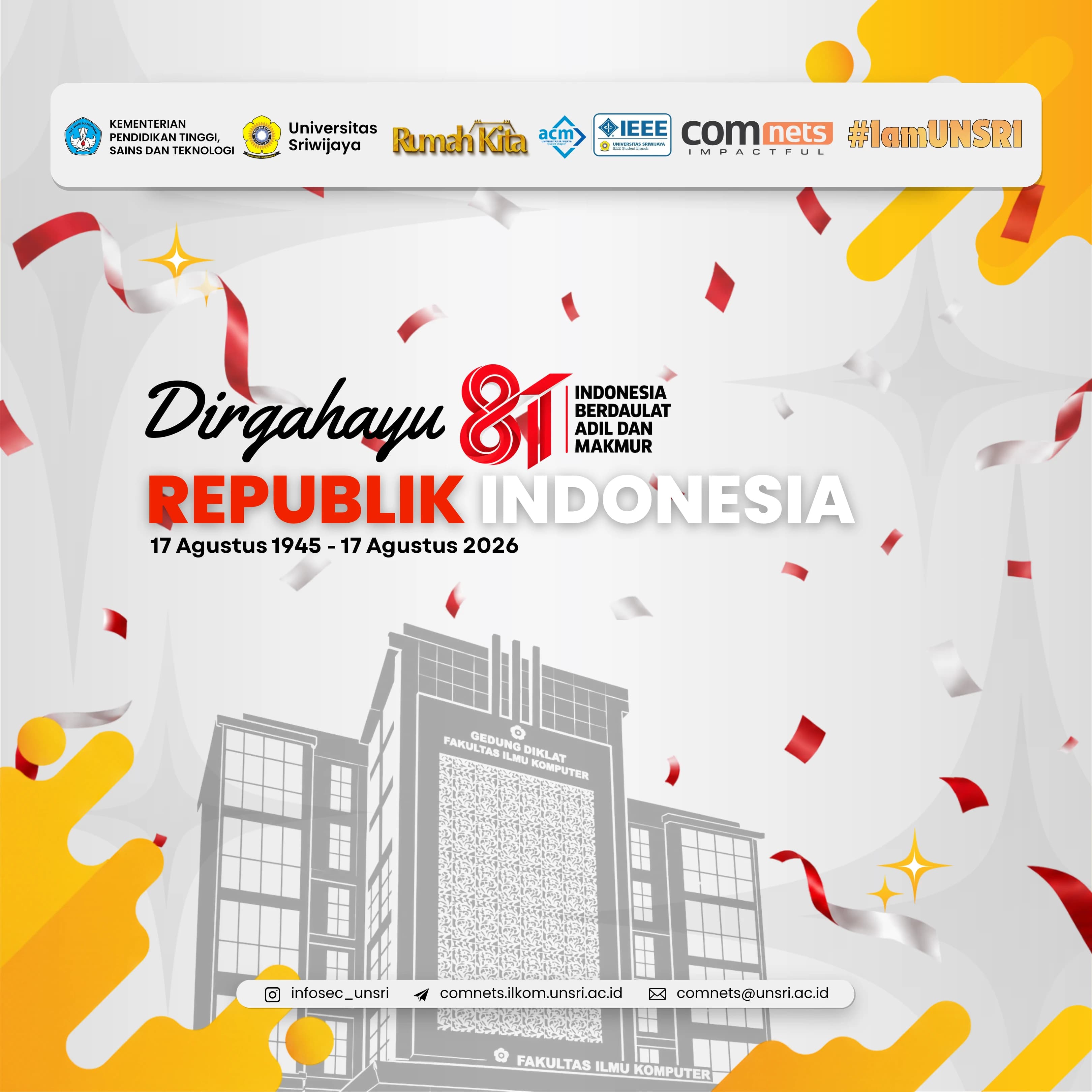 Happy 81st Anniversary of the Republic of Indonesia