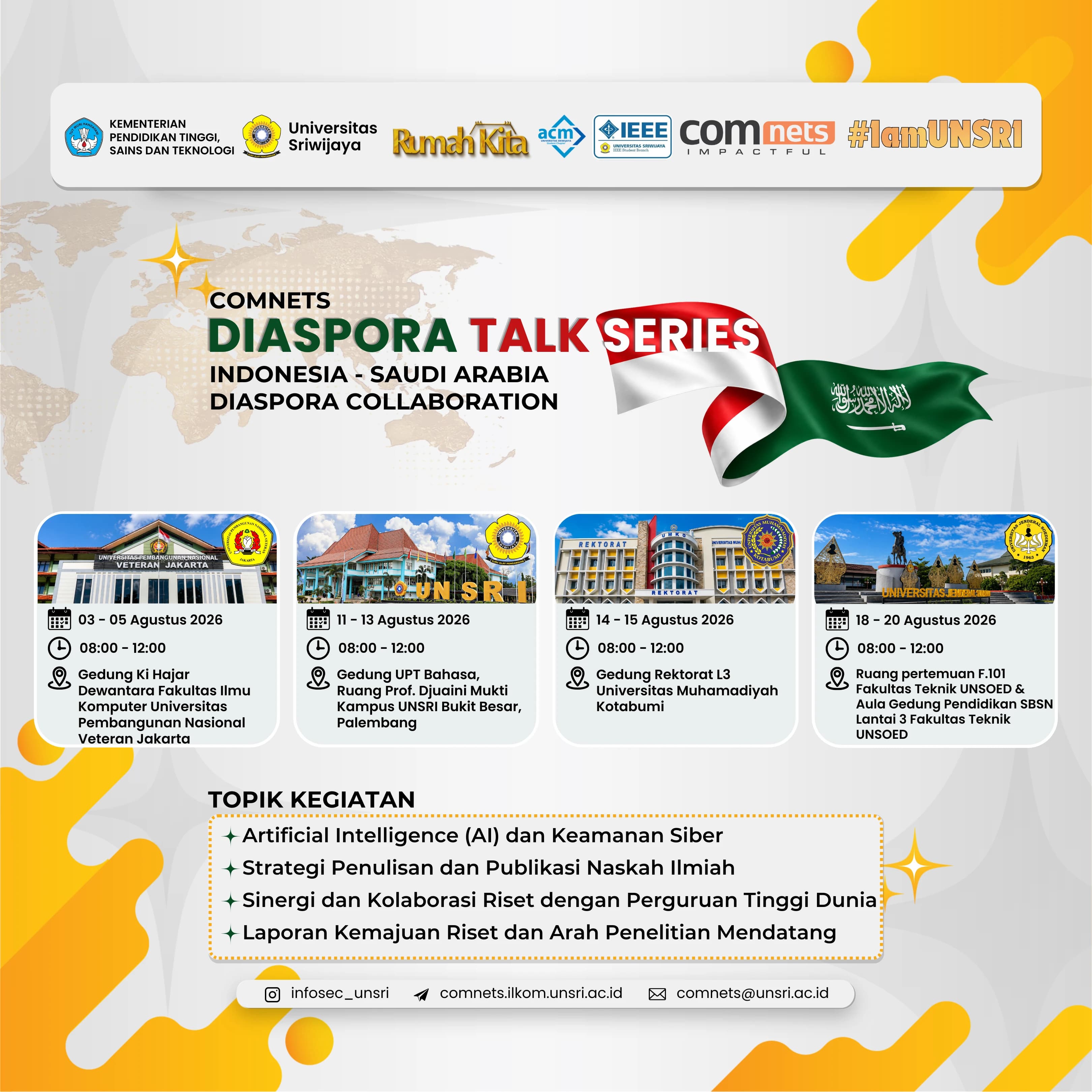 COMNETS RG Hosts the Diaspora Talk Series Roadshow to Strengthen International Research Collaboration